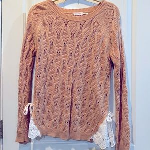 Light pink/peach sweater